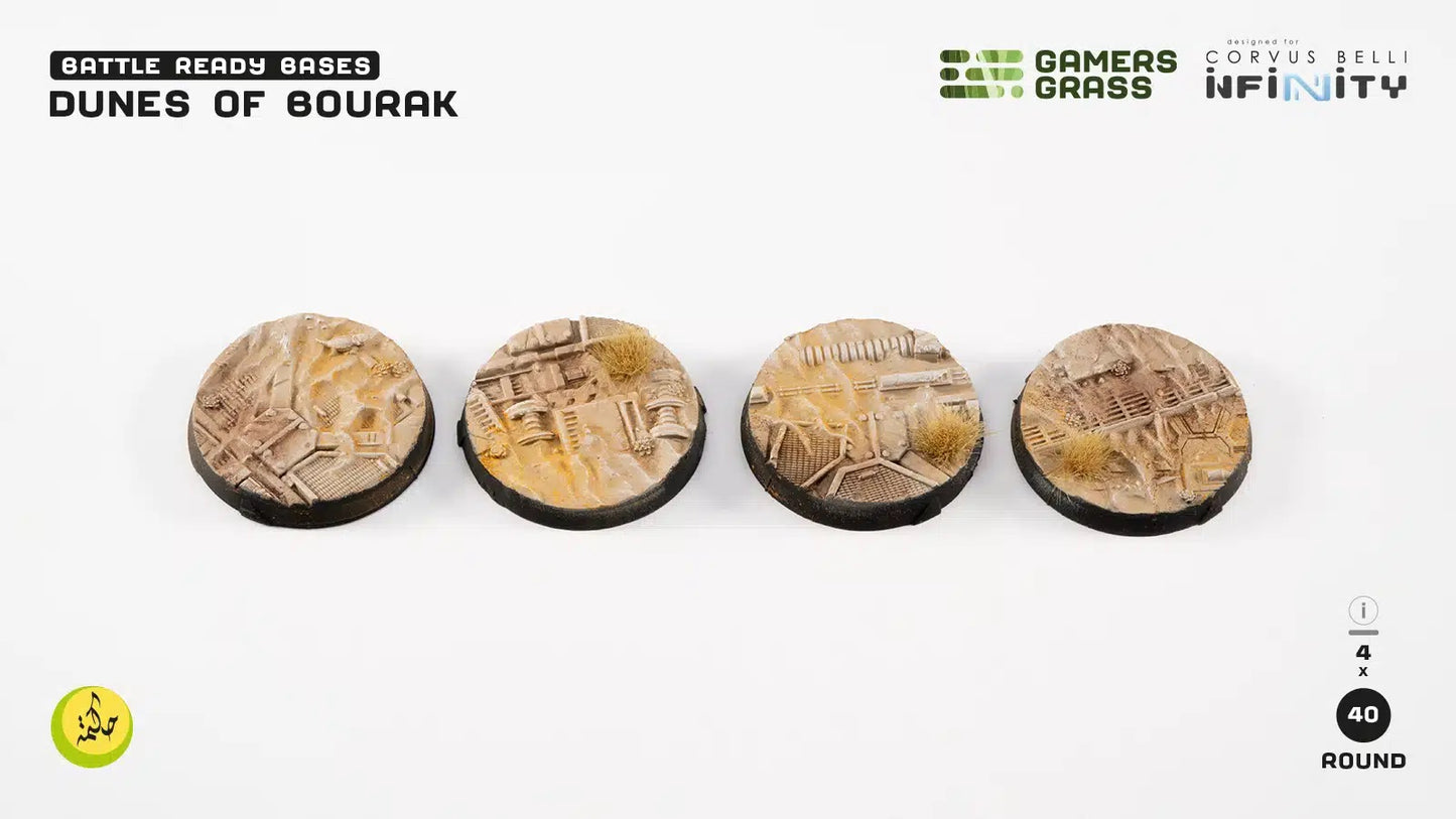 Dunes of Bourak Bases (40mm x 4)
