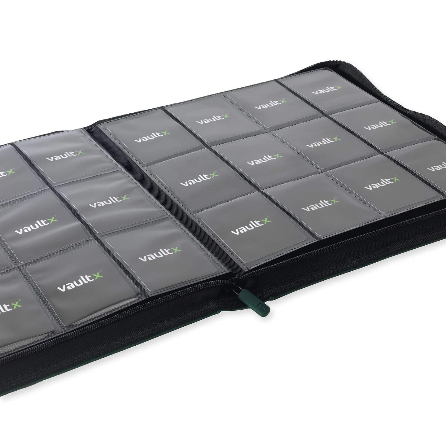 12-Pocket Exo-Tec® Zip Binder XL Forest Green