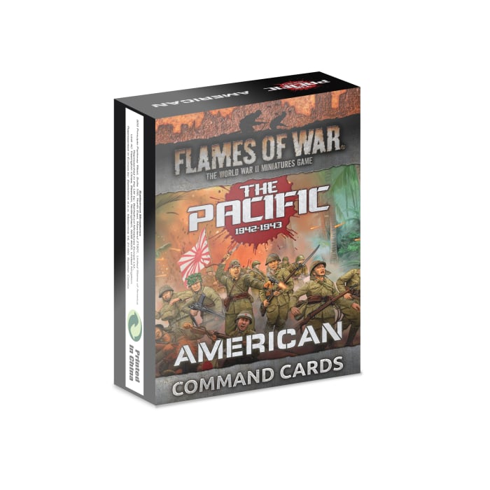 FW258UC The Pacific: American Command Cards (x66 Cards) - Limited Edition