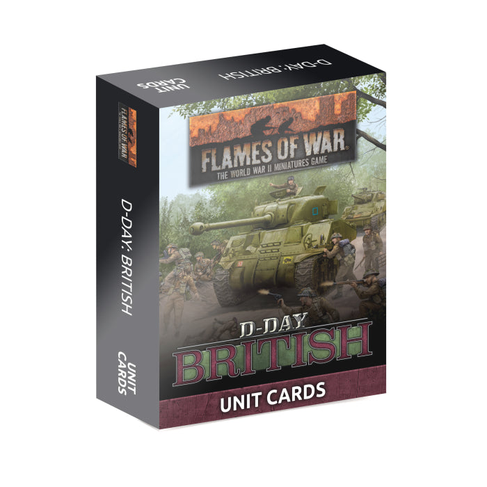 FW264U D-Day: British Unit Cards