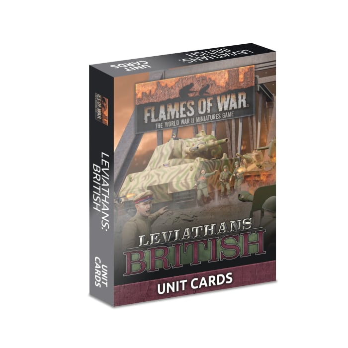 FW276BU: Late War Leviathans: British Unit Cards