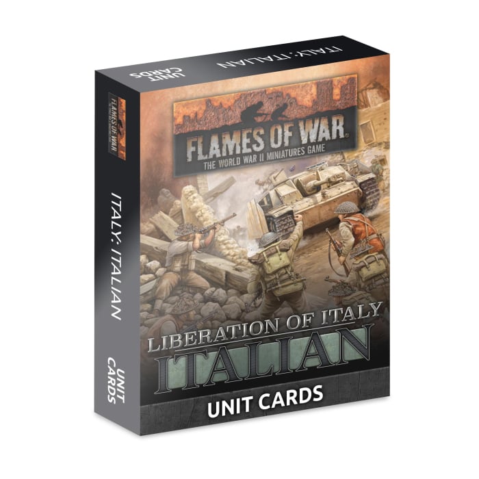 FW278IU Italian Unit Card Pack (Axis and Allied)