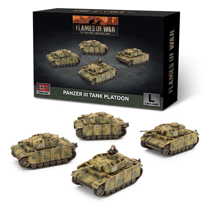 GBX195: Panzer III Tank Platoon