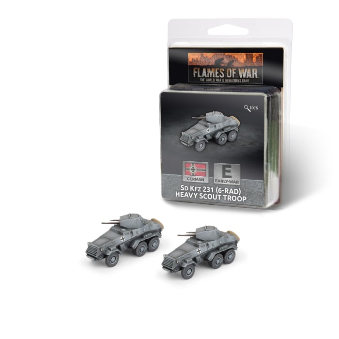 GE321: Sd Kfz 231 (6-rad) Heavy Scout Troop (x2)