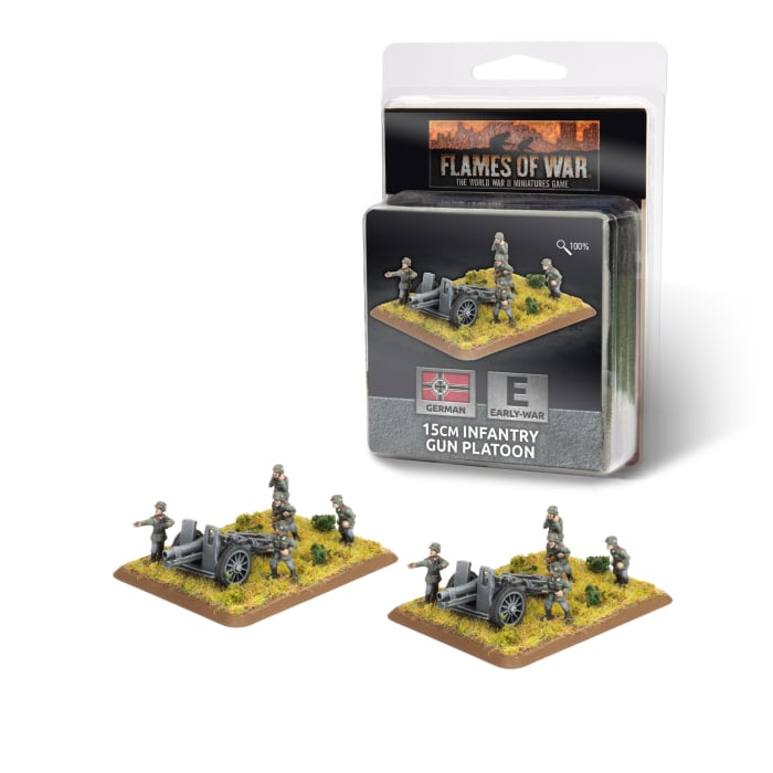 GE582: 15cm Infantry Gun Platoon (x2 guns)