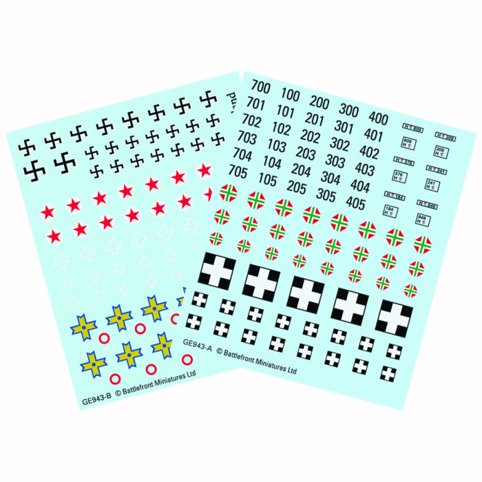 GE943: Axis-Allies Decal Set