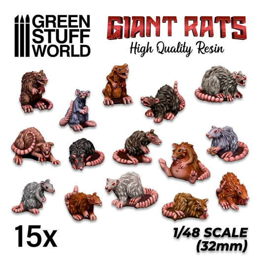 Resin Giant Rats