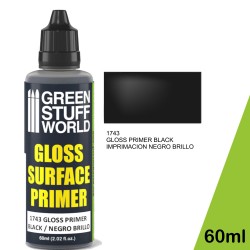 Matt Surface Primer 60ml - Gloss Black