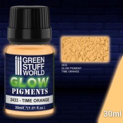 Time Orange Glow in the Dark Pigment