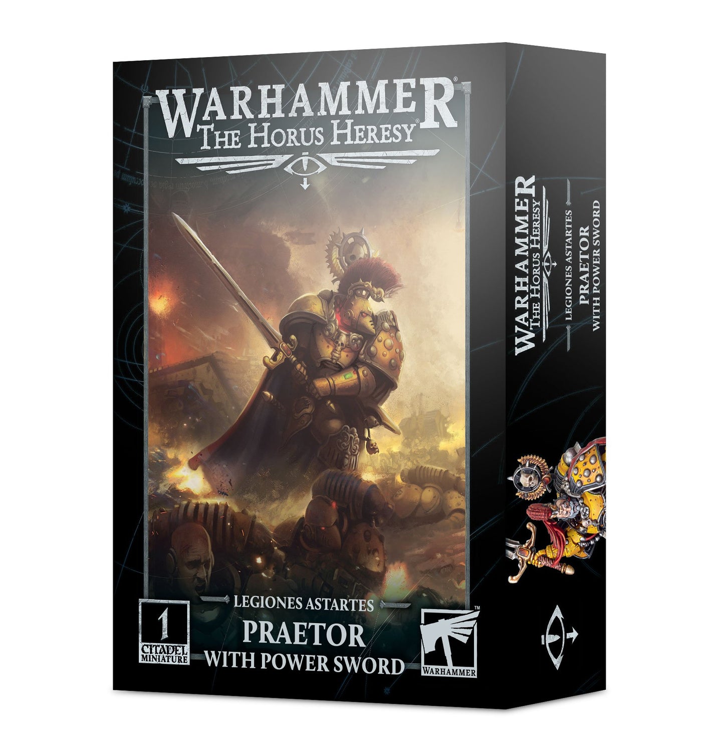 HORUS HERESY: LEGIONES ASTARTES PRAETOR WITH POWER SWORD