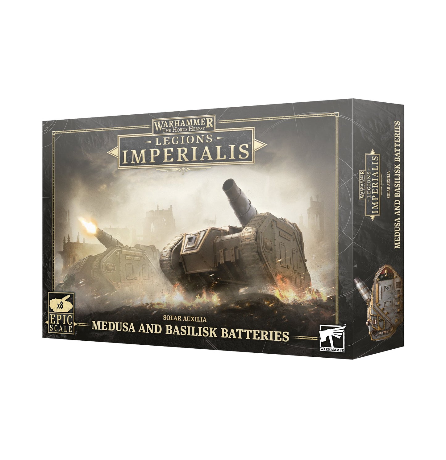 LEGIONS IMPERIALIS: SOLAR AUXILIA BASILISKS AND MEDUSAS BATTERIES