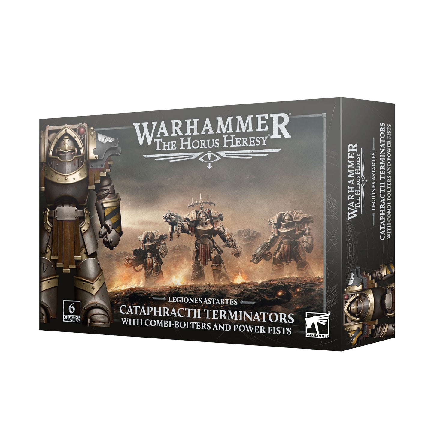 HORUS HERESY: CATAPHRACTII TERMINATORS WITH POWER FISTS