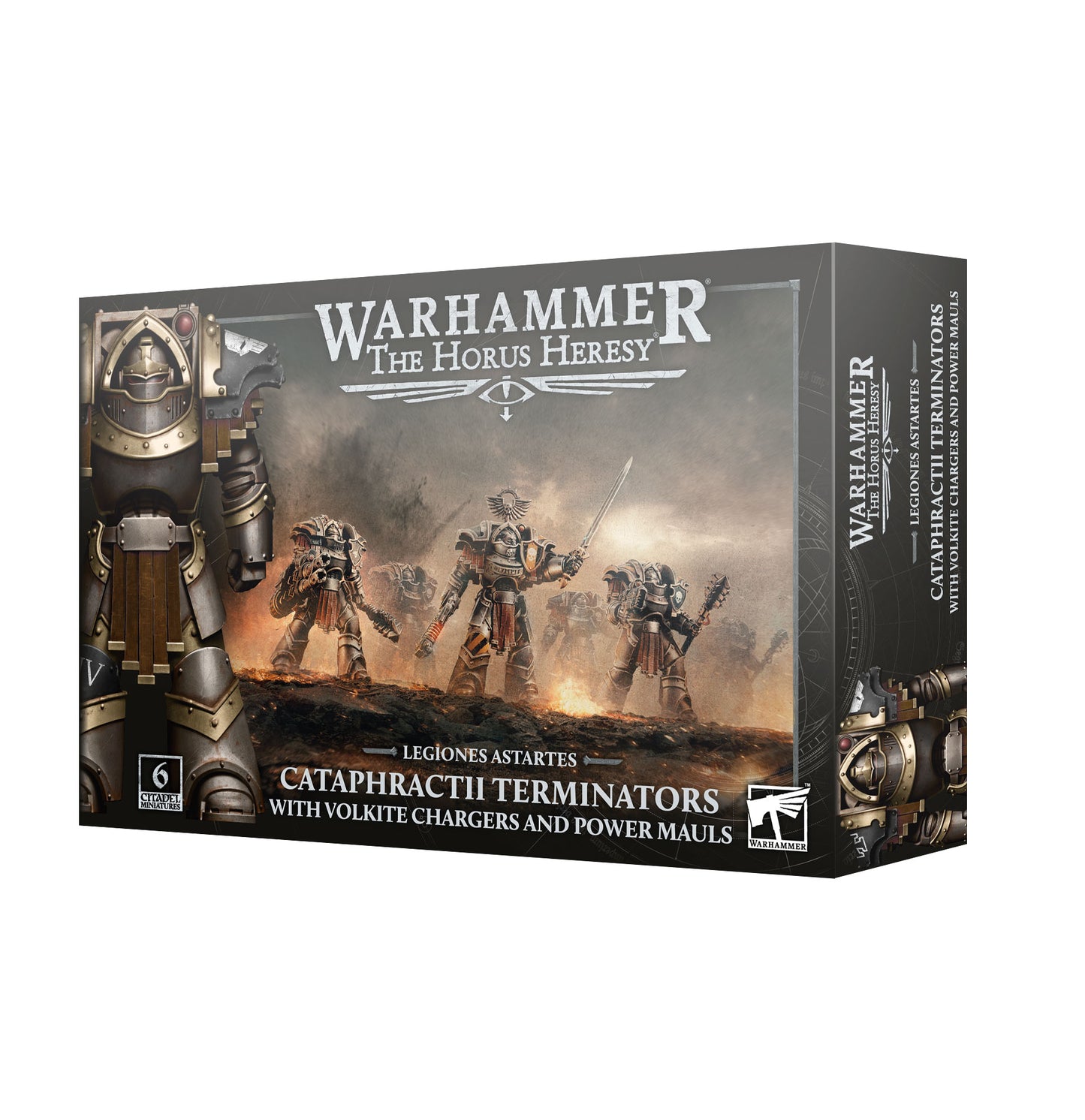 HORUS HERESY: CATAPHRACTII TERMINATORS WITH POWER MAULS