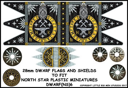 Oathmark: Dwarf Flags & Shields 6