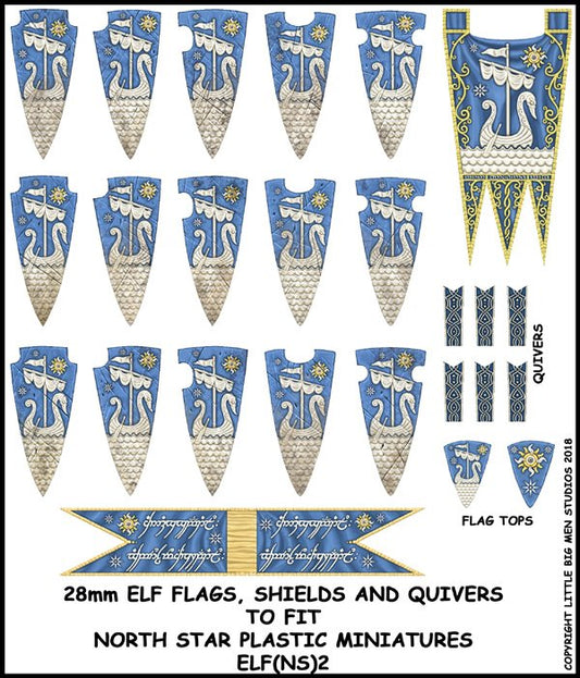 Oathmark: Elf Flags Shields & Quivers 2