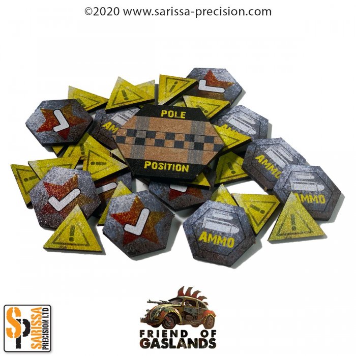 Gaslands: Tokens (MDF)