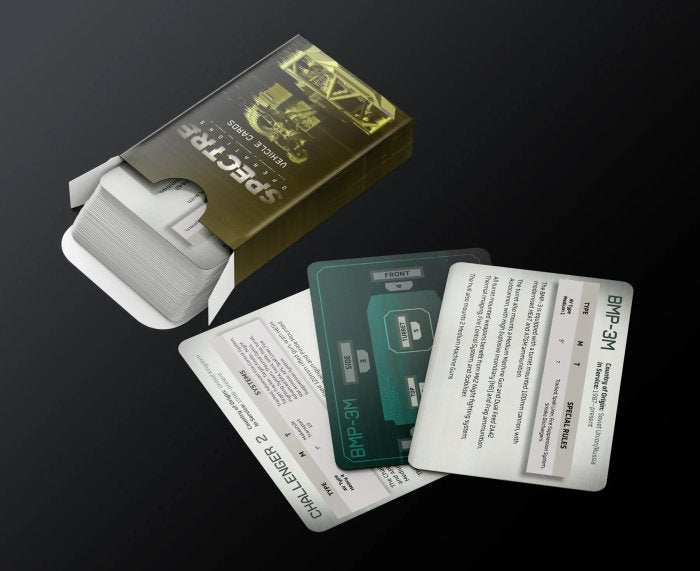 Spectre Operations: Vehicle Cards Cack 1