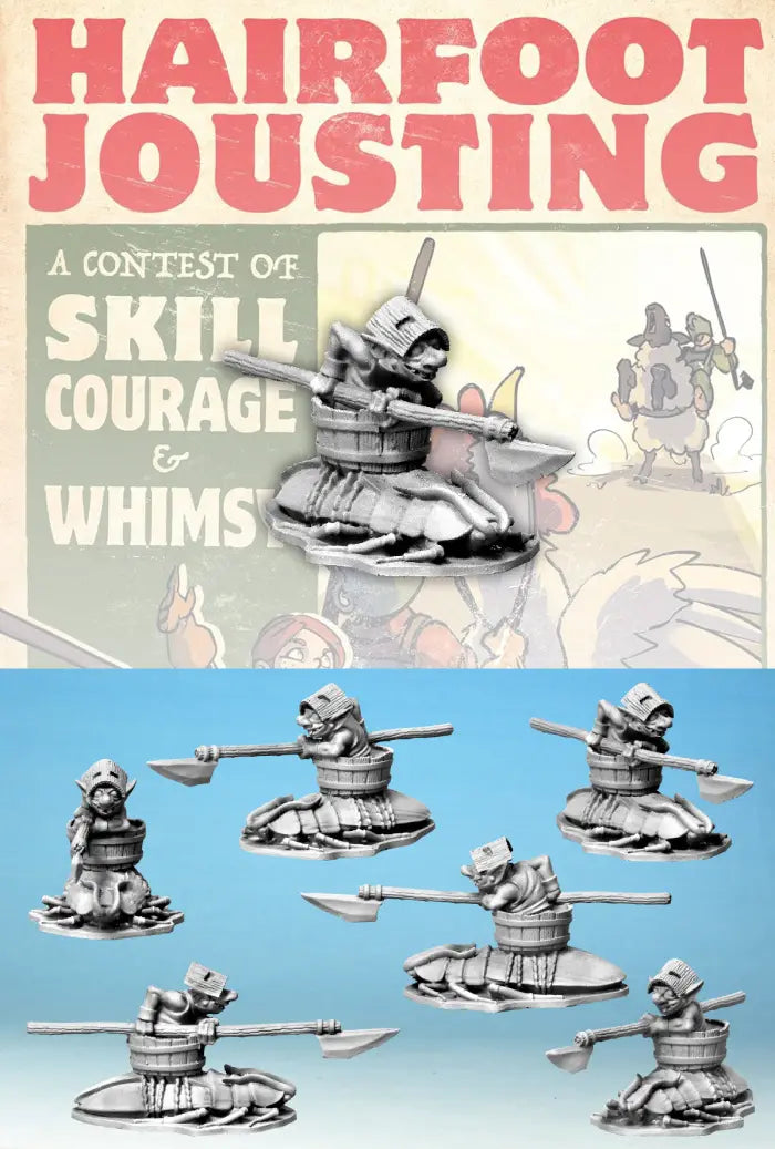 Wartnose Jouster Riding a Roach.