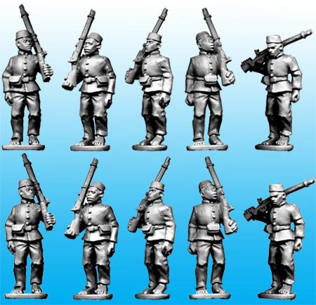 AFU14 Zanzibari Regulars Marching