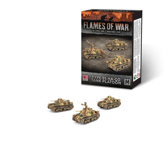 JBX12 Type 95 Ha-Go Light Tank Platoon (x3)