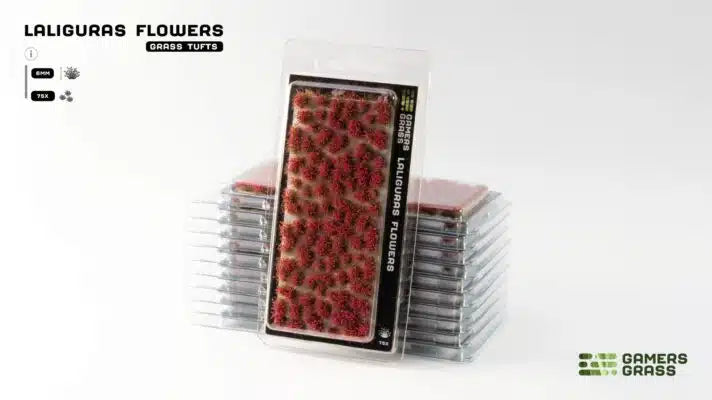 Gamers Grass Laliguras Flowers (Red)