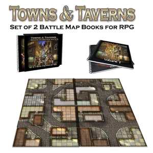 Towns and Taverns: Set of 2 Battle Maps