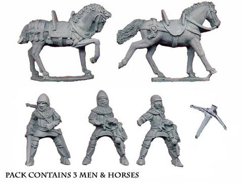 MEH102 - Mounted Crossbowmen (3)