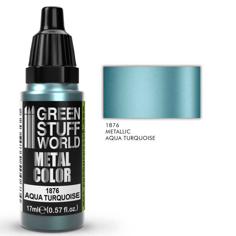 Metallic Paint Aqua Turquoise