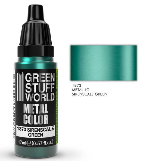 Metalic Paint Sirenscale Green