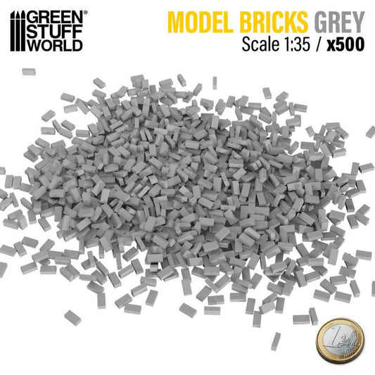 Miniature Bricks Grey 1/35