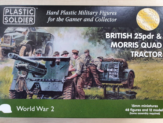 15mm British 25pdr and Morris Quad Tractor