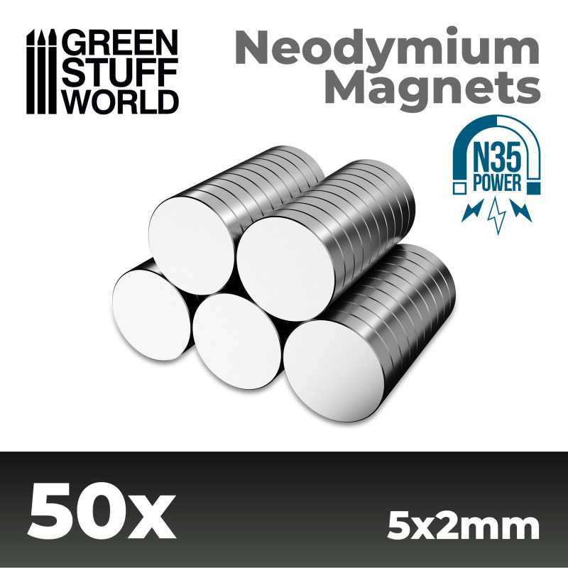 Magnets 5x2mm - 50 units (N35)