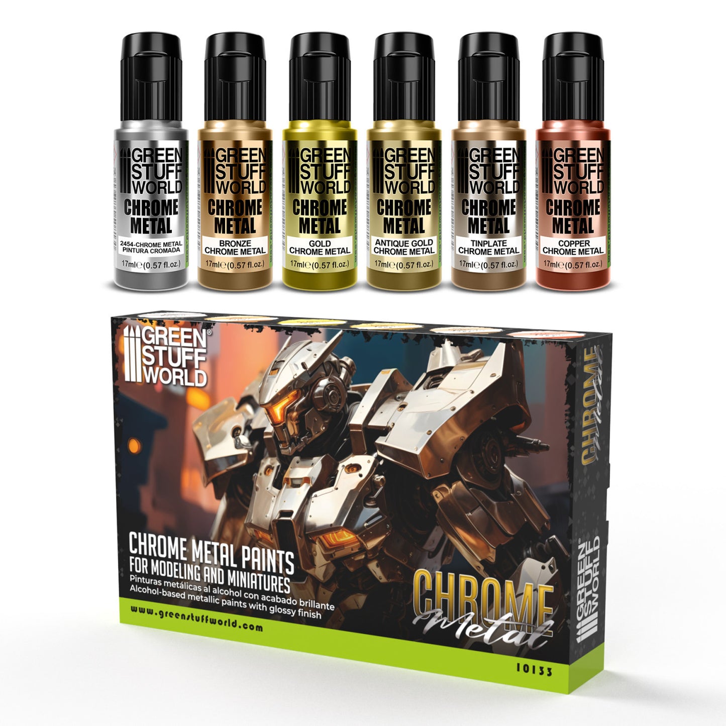 Chrome Paints Set