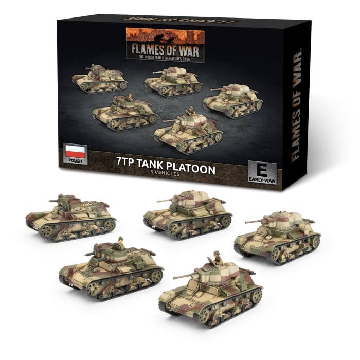 PBX11 7TP Tank Platoon (x5 plastic)