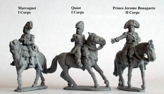 French Napoleonic Mounted Generals of Division and Brigade