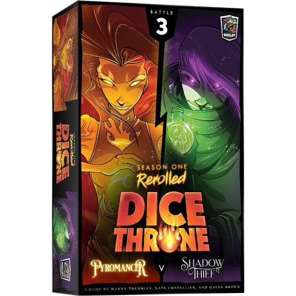Dice Throne Rerolled: Pyromancer Vs Shadow Thief