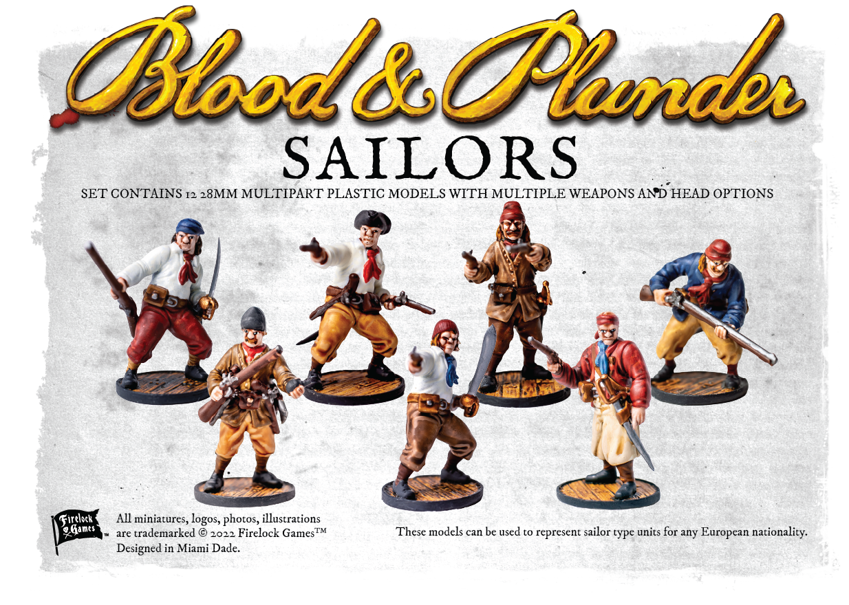 Blood & Plunder Plastic Sailors