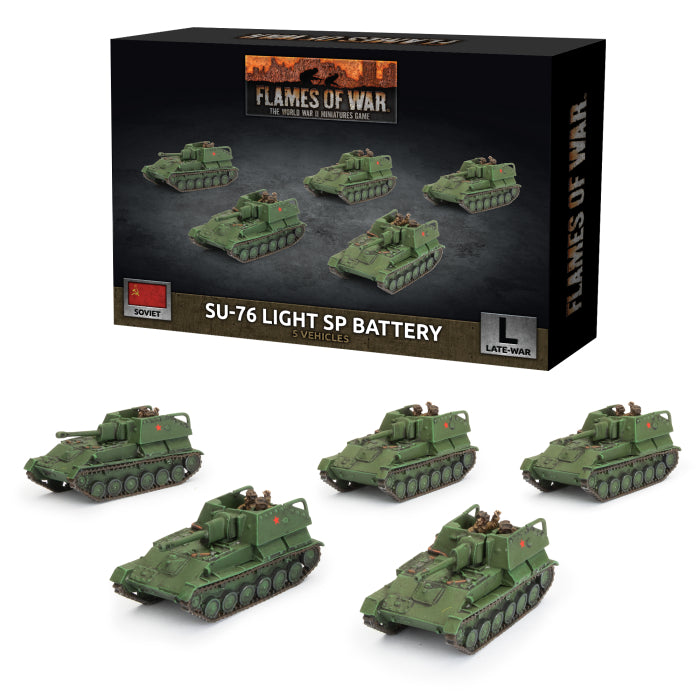 SBX65: SU-76 Light SP Battery
