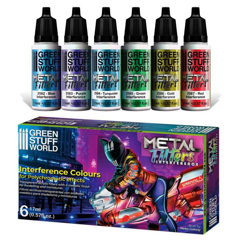 Interference Colours Paint Set