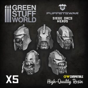 Siege Orc Heads