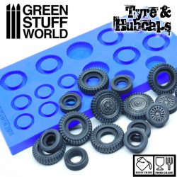 Silicone Molds - Tyres & Hubcaps