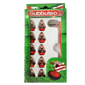 Subbuteo: Red/White Stripe Team