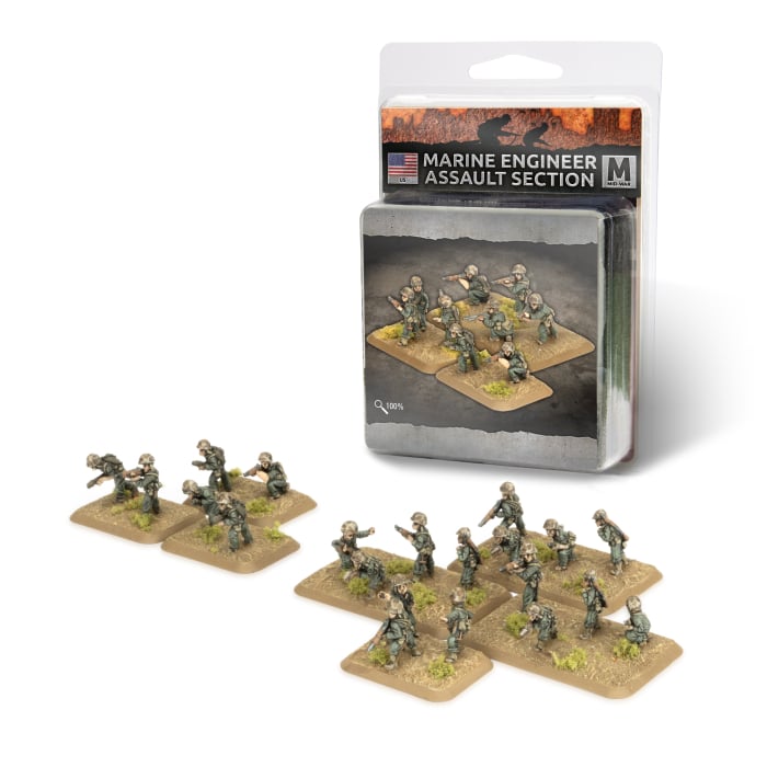 US816 Marine Engineer Assault Section (x21 figures)