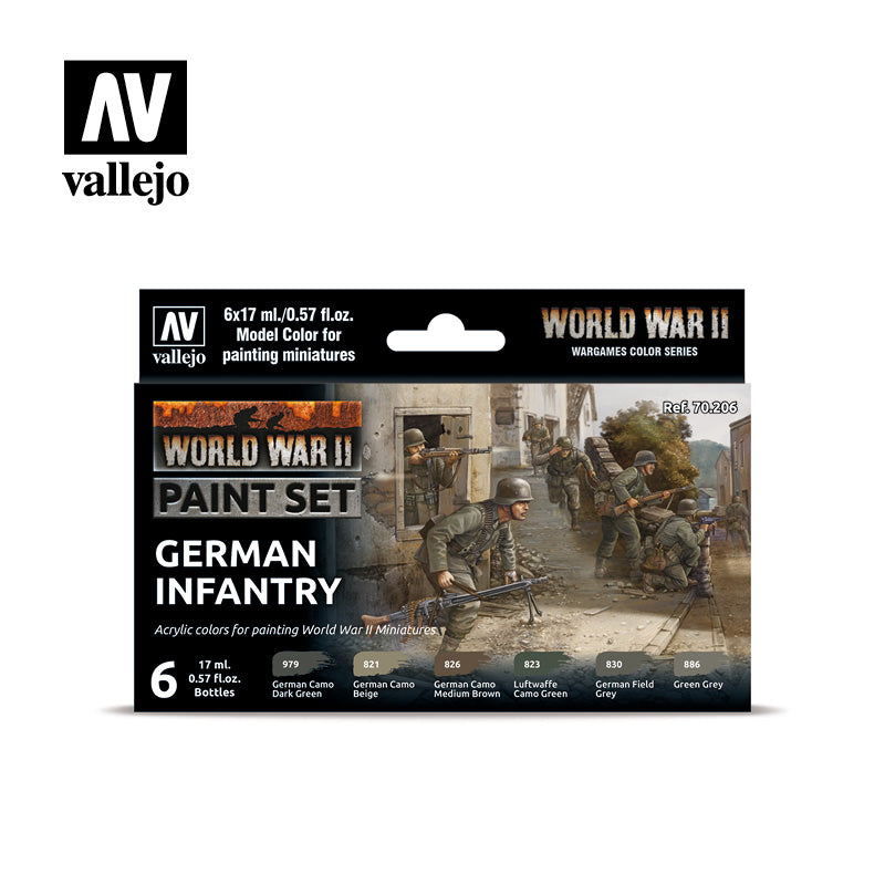 German Infantry WWII Paint Set