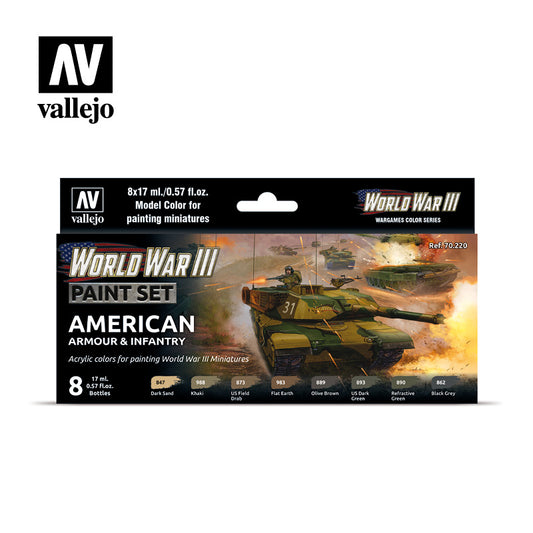 WWIII American Armour & Infantry Set