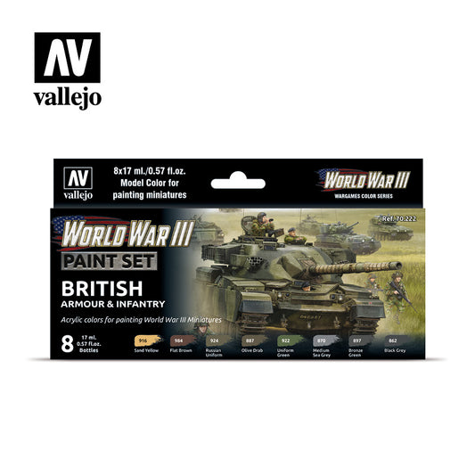 WWIII British Armour & Infantry Set