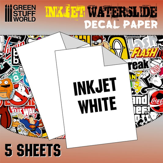 Inkjet White A4 Decal Paper