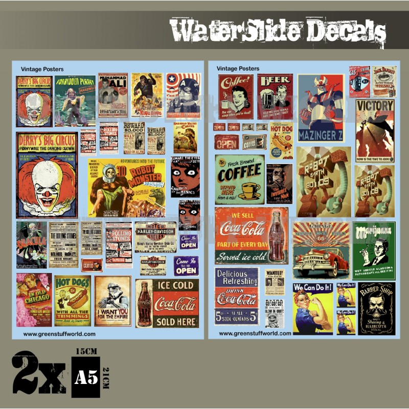 Vintage Posters Decals