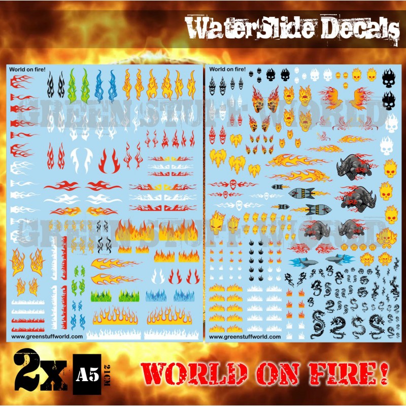 World on Fire Decals