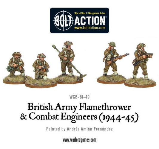 British Army Combat Engineers & Flamethrower